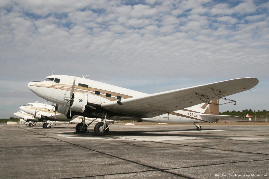 Douglas DC-3, C-47 mosquito sprayers, Lee County, FL, 1-10. All are now ...